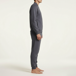 Custom Men Gym Tracksuit Set Zip <b>Jacket</b> and Jogger Pants Training Tracksuit with Custom Logo - Product Image 4