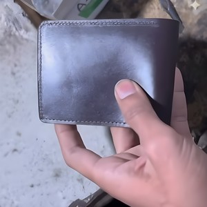 Men's Vintage Brown Genuine Leather Two Fold Wallet <b>Slim</b> Handmade Pocket <b>Purse</b> Sleek Credit Card Case Premium Quality For Travel - Product Image 1