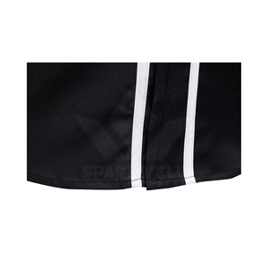 Men's Black Baseball Jersey Short Sleeve Button Front Solid Color Polyester Moisture Wicking <b>Sport</b> <b>Apparel</b> for Adults - Product Image 4