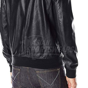 Dernière Collection : Blouson en Cuir Homme de Qualité Supérieure avec Col Montant, Logo Frontal, Couleurs Personnalisables, Respirant, Écologique, Prix de Gros - Product Image 5
