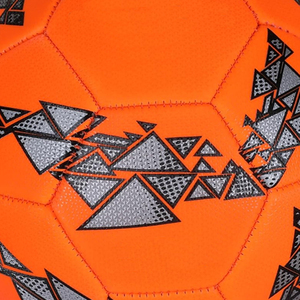 Balón de Fútbol Cosido a Máquina Personalizado, Talla 5, Balón de Entrenamiento para Marcas Globales, Naranja Geométrico, Equipamiento Deportivo, Venta al Por Mayor - Product Image 6