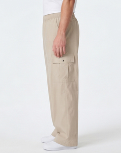 Men's Wide Leg Cargo <b>Wind</b> <b>Breaker</b> Pants 100% Nylon Polyester Loose Fit Full Length Light Weight Summer 320GSM <b>Wind</b> <b>breaker</b> Men - Product Image 4