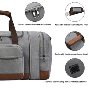 Sac de sport personnalisé avec logo, grand sac à dos multifonctionnel imperméable en Oxford, sac de voyage pour la salle de sport avec compartiment pour chaussures - Product Image 5