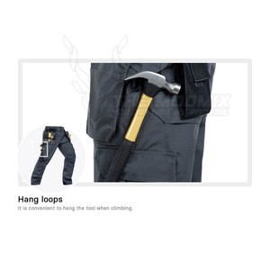 Pantalones de Trabajo para Hombre de Tela Resistente de Primera Calidad, Poliéster de Secado Rápido, Transpirables, Color Gris Oscuro, Diseño con Bolsillos, Cómodos, MODMIX TM-WP-07 - Product Image 2
