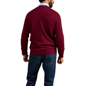 Cárdigan de lana transpirable de manga larga de alta calidad para hombre, diseño personalizado, suéteres y cárdigans de invierno para hombre en venta - Product Image 3
