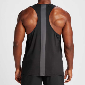 Latest Fitness Custom <b>Stringer</b> Tank Top <b>Men</b> Plain Printed Gym <b>Vest</b> Casual Eco-Friendly Breathable <b>Stringer</b> Tank Top - Product Image 3