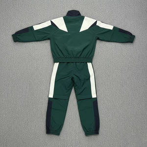 Fashionable Design Custom Logo Printed Hooded Cotton Winter Windbreaker Men's Tracksuits Color Block Reversible Joggers <b>Pants</b> - Product Image 2