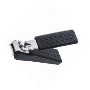 Cortaúñas de la Mejor Calidad, Color Negro, con Agarre, de Acero Inoxidable, Instrumentos de Belleza - Product Image 2