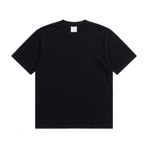 Fournisseur de t-shirts pour hommes surdimensionnés, 100% coton, impression personnalisée, nouveau design, t-shirt pour hommes uni de haute qualité, léger, vente en gros - Product Image 4