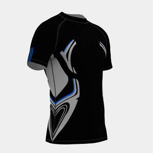 Camiseta Deportiva de Compresión Sublimada Personalizada de Manga Corta para Hombre – Ideal para MMA, BJJ y Gimnasio - Product Image 2