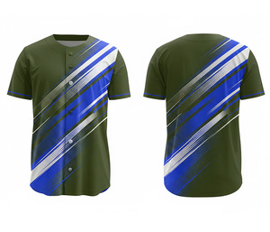 Camiseta de Béisbol Personalizada, Proveedor de Ropa Deportiva OEM, Camiseta con Logotipo y Números Personalizados |   Base de Poliéster Transpirable - Product Image 6