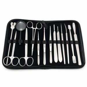 Kit de dissection, outils de dissection pour étudiants en médecine, anatomie, biologie, instruments de piercing corporel, ensemble de 9 pièces - Product Image 1
