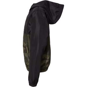 Chaqueta Cortavientos Ligera XL para Jóvenes, con Cierre, Color Negro/Grafito, Relleno de Poliéster, Resistente al Agua, para Fitness - Product Image 2