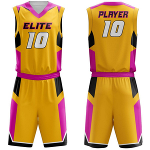 Ventes chaudes, uniformes de basket-ball confortables, de haute qualité, respirants, 100% polyester, design personnalisé, logo personnalisé, unisexe, toutes saisons - Product Image 1