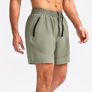 <b>Men's</b> Quick Dry Fitness Gym <b>Shorts</b> For <b>Men</b> Casual Style Joggers Training Pants with Solid <b>Pattern</b> for Bodybuilding and Running - Product Image 2