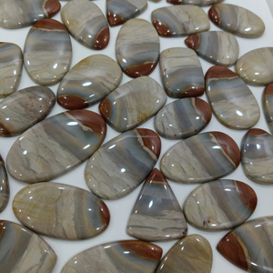 AAA + พลอยโพลิแกรมคุณภาพสูง100% อัญมณีธรรมชาติทรงหลวมหลังเรียบสำหรับทำเครื่องประดับ - Product Image 3