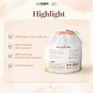 Top-quality single-use face <b>towels</b>, known for their excellent absorbency and <b>rapid</b> <b>drying</b>, ideal for use as cleansing wipes - Product Image 4