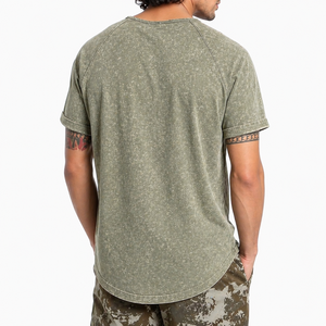 Customizable Screen Print Graphic Vintage 100% Organic Cotton Acid Wash T Shirt Men Women Oversized Unisex Heavyweight T-shirt - Product Image 2