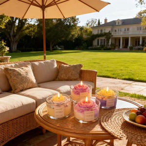 Bougie décorative artisanale parfumée en cire de soja pour l'aromathérapie à domicile - Product Image 6