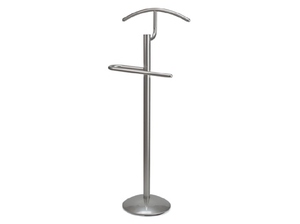 Porte-manteau design moderne en métal, support à vêtements sur pied avec base circulaire ouverte, options personnalisées de luxe pour chambre à coucher - Product Image 2