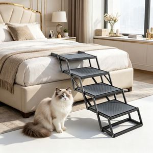 Scale per Animali Domestici in Tessuto Regolabili per Interni, Lavabili, Moderne ed Eleganti, Letti per Gatti - Product Image 4