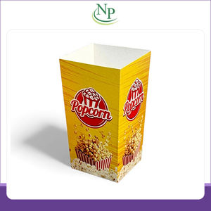 Boîtes à popcorn en papier de 20 oz, style seau, écologiques et jetables, de la meilleure qualité et les plus vendues, provenant d'un grossiste indien authentique. - Product Image 4
