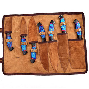 Damascus Design <b>Kitchen</b> Knife Set Durable Damascus Steel Chef Knife Collection For <b>Kitchen</b> And Culinary Use - Product Image 6