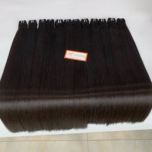 Mejor precio al por mayor de trama de color natural recto cabello humano natural Remy extensión de cabello cutícula alineados cabello - Product Image 2