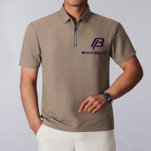 Camisetas de Manga Corta para Hombre, 100% Algodón, Tejido de Punto, Diseño Personalizado, Alta Calidad, Ligeras, de Secado Rápido y Transpirables - Product Image 3