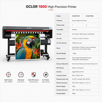 Impresora Eco Solvente GCLOR GCLORD1800 de 1.83m con Cabezales de Impresión Dobles Epson I3200/F1080 para Impresión de Lonas y Pancartas de Vinilo