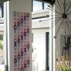 Cadena Decorativa con Forma de Búho de Resina Ecológica de la Mejor Calidad, Arte Elegante Hecho a Mano para Colgar en la Pared, Interiores Modernos para el Hogar - Product Image 1