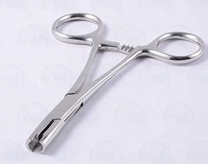 AL MIDA Manual Micro Tubo de anclaje dérmico Inserción Hemostato Fórceps 3mm Instrumento quirúrgico de acero inoxidable Herramienta quirúrgica básica - Product Image 4