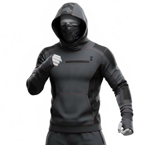 Ropa Deportiva Ligera, Transpirable y Cómoda, Sudadera con Capucha Ideal para Entrenamiento de MMA, Boxeo, Gimnasio, Ejercicio y Actividades - Product Image 1