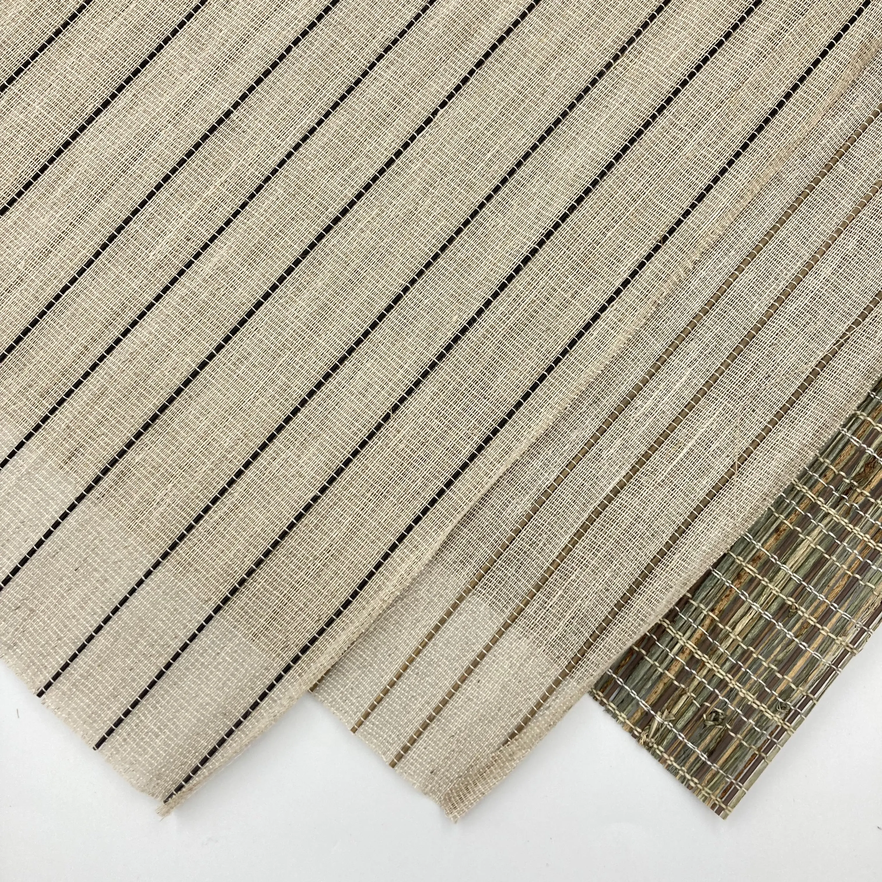 Juta Material Cego Romano com 90% Linho + 10% Fibra De Bambu