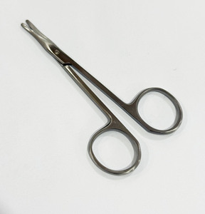 Ciseaux chirurgicaux Stevens 11,5 cm en acier inoxydable, manuels, droits, à extrémités arrondies, modèle 00-180-09, certifiés CE pour usage général - Product Image 1