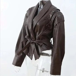 Women Cow skin Genuine <b>Leather</b> <b>Jacket</b> for Female Girl <b>Winter</b> Wear Women's Biker Style <b>Leather</b> <b>Jacket</b> Coats - Product Image 6