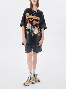 Custom Oversized Vintage Cotton <b>Tshirts</b> <b>Plain</b> Bulk T-shirts for Men 100% Cotton - Product Image 3