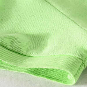 Camiseta Polo de Punto de Manga Corta para Hombre, Color Sólido, Corte Regular, Verde Claro, Harry Johnson Production - Product Image 4