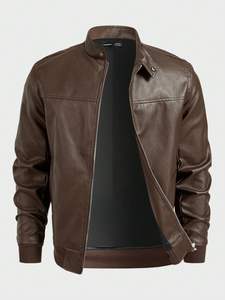 Chaquetas de invierno tipo Letterman con mangas de cuero personalizadas OEM, nuevas y de gran venta, chaqueta universitaria bordada para hombre a precio mayorista económico. - Product Image 4