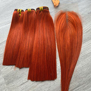 Extensiones de cabello de color natural humano vietnamita Cajun Color precio de fábrica cabello liso de hueso - Product Image 4