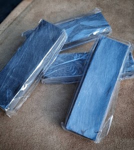 Plaquettes de manche de couteau en corne de buffle noire, matériau pour la fabrication de couteaux DIY - Product Image 6