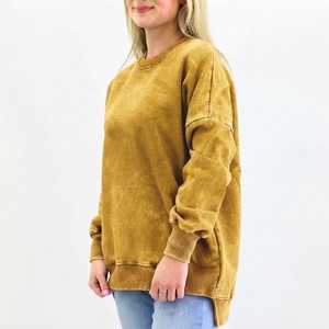 Sudadera de Mujer con Lavado Ácido, Diseño de Alta Calidad, Ropa de Moda para Uso Diario con Logotipo Personalizado, Fabricación Directa de Fábrica - Product Image 5