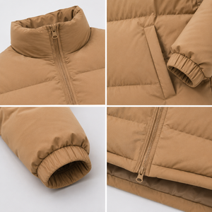 Casual insulated puffer <b>jacket</b> made <b>for</b> fashionable warmth and lightweight comfort during outdoor travel and winter daily moveme - Product Image 5