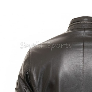 New Stylish Motorcycle Riding Leather Jacket Pakistan Made High Quality Motorbike Leather Jacket For Men's - Product Image 6