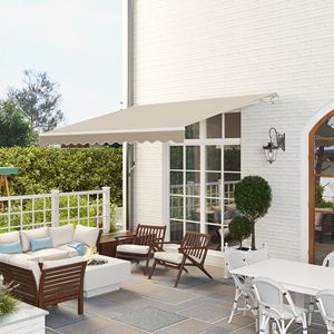Toldo Retráctil Manual para Exteriores de 12 Pies x 10 Pies, con Versatilidad Ajustable para Patios, Balcones y Terrazas - Product Image 2