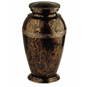 Wholesale American-Style Aluminium Cremation Urn for Male Female Ashes 6" Size 200-220 Cubic Inches Capacity Funeral Supplies - Product Image 2