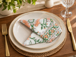 Juego de Manteles Individuales de Tela Floral Hechos a Mano, 100% Algodón, Mantel Personalizado para Mesa de Comedor, para Hogar y Hotel - Product Image 5