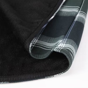 Veste en flanelle à capuche pour homme de haute qualité, en coton écologique, décontractée, à manches longues, avec boutons en corne, chaude, pour l'hiver, streetwear, logo sur le devant - Product Image 6