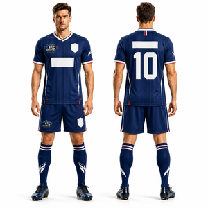 Uniformes de Fútbol al por Mayor, Conjunto Completo para Equipo, Camiseta de Fútbol de Manga Corta para Hombre, Camisetas de Fútbol Personalizadas para Adultos - Product Image 1