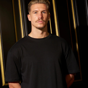 T-shirt pour homme en coton de haute qualité, personnalisable, t-shirt uni épais, t-shirt pour homme surdimensionné - Product Image 1
